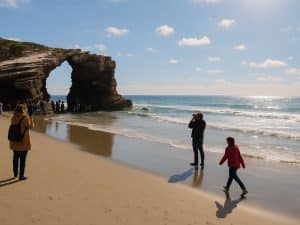 Playa de las Catedrales, Lugo y Ribadeo desde A Coruña